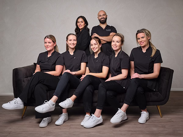 Foto van het team