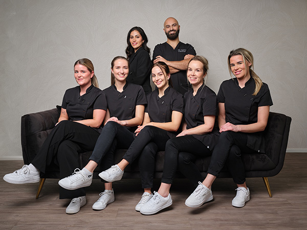 Foto van het team