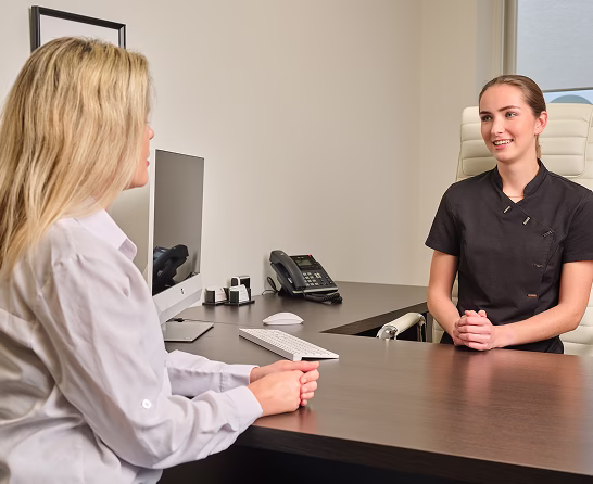 Patient in gesprek met dokter